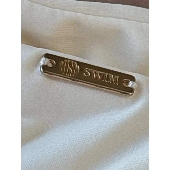 Marcia B Maxwell Aurora One Piece in Cream Small New Womens Swimsuit - Picture 6 of 10